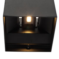LED Vegglampe XL IP54 20W Utendørs Svart