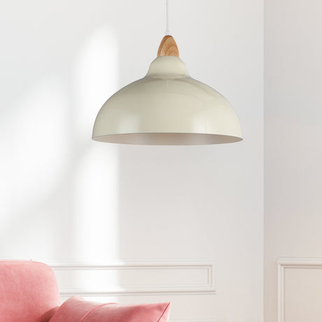 Oak Pendel Ø35 Glossy Vanilje-Nordic Seasons-OutletLamper.dk