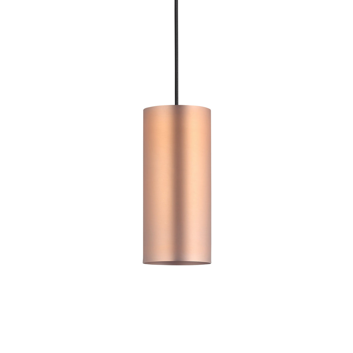 Big Tube Taklampa H27 Borstad Koppar-Lampconcept.se