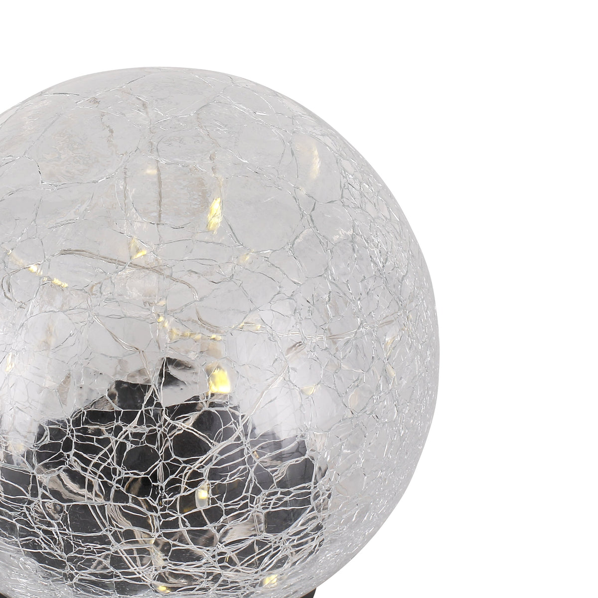 Solcelle Glasskule 12cm