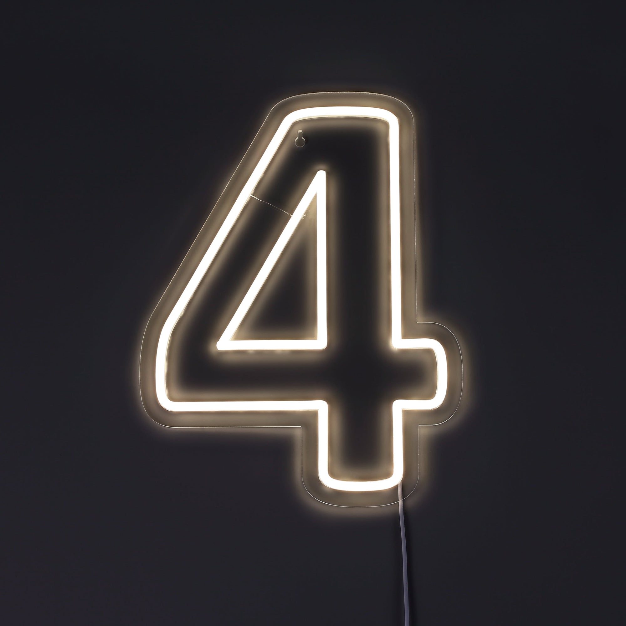 Tall 4 Neonskilt