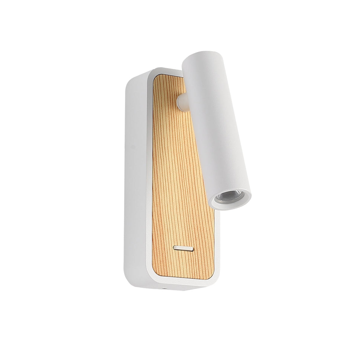 Danta Vegglampe Hvit/Trelook