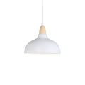 Oak Pendel Ø24 Lyst Tre - Hvit