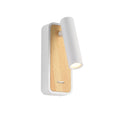 Danta Vegglampe - Hvit/Trelook
