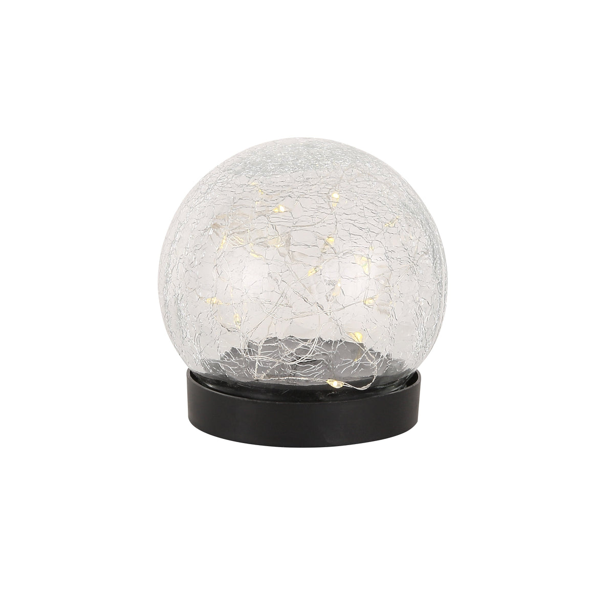 Solcelle Glasskule 10cm