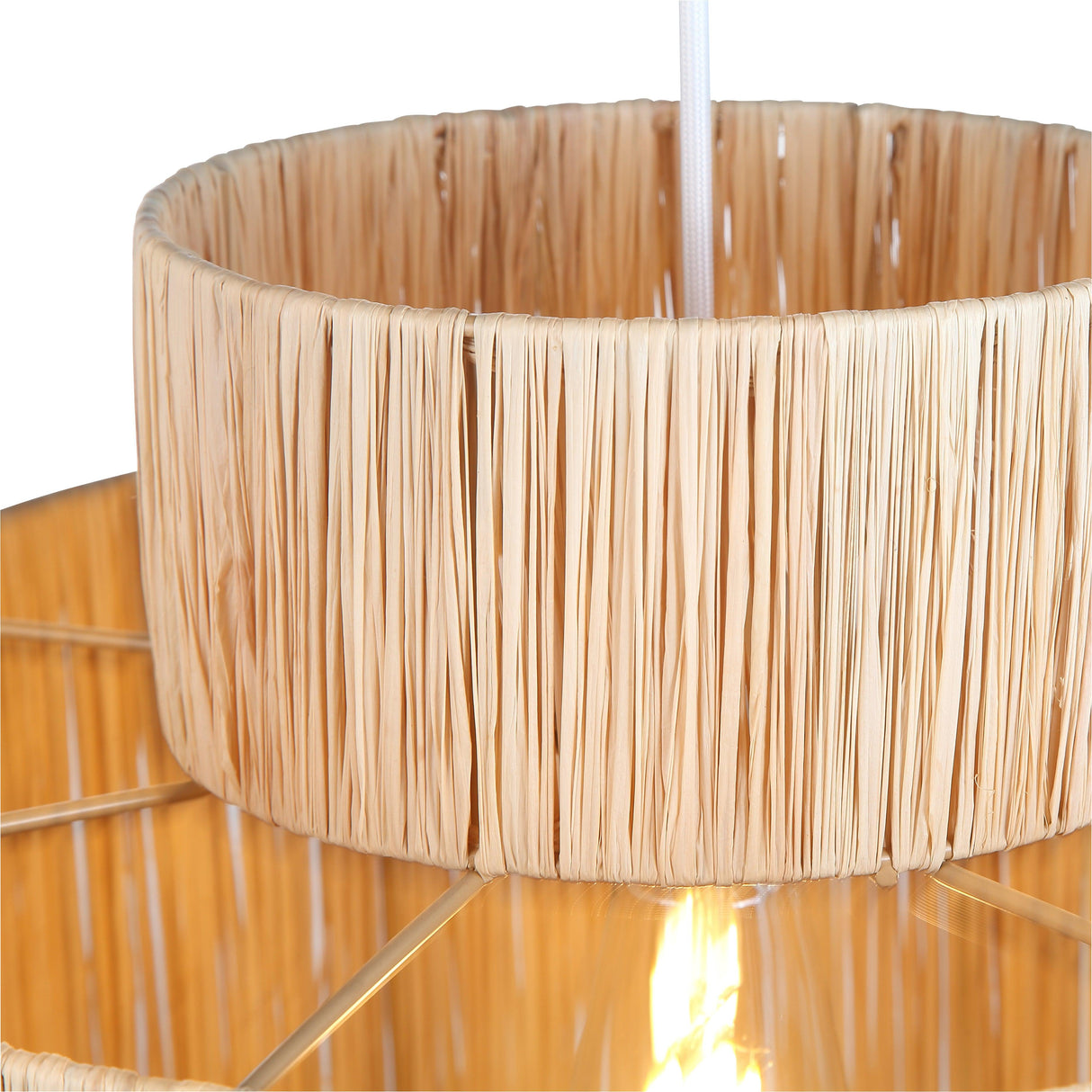 Deia Raffia Taklampa-Lampconcept.se