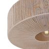 Braided Taklampe Ø60 Raw White