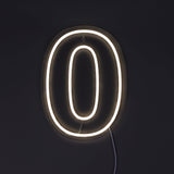 Tall 0 Neonskilt