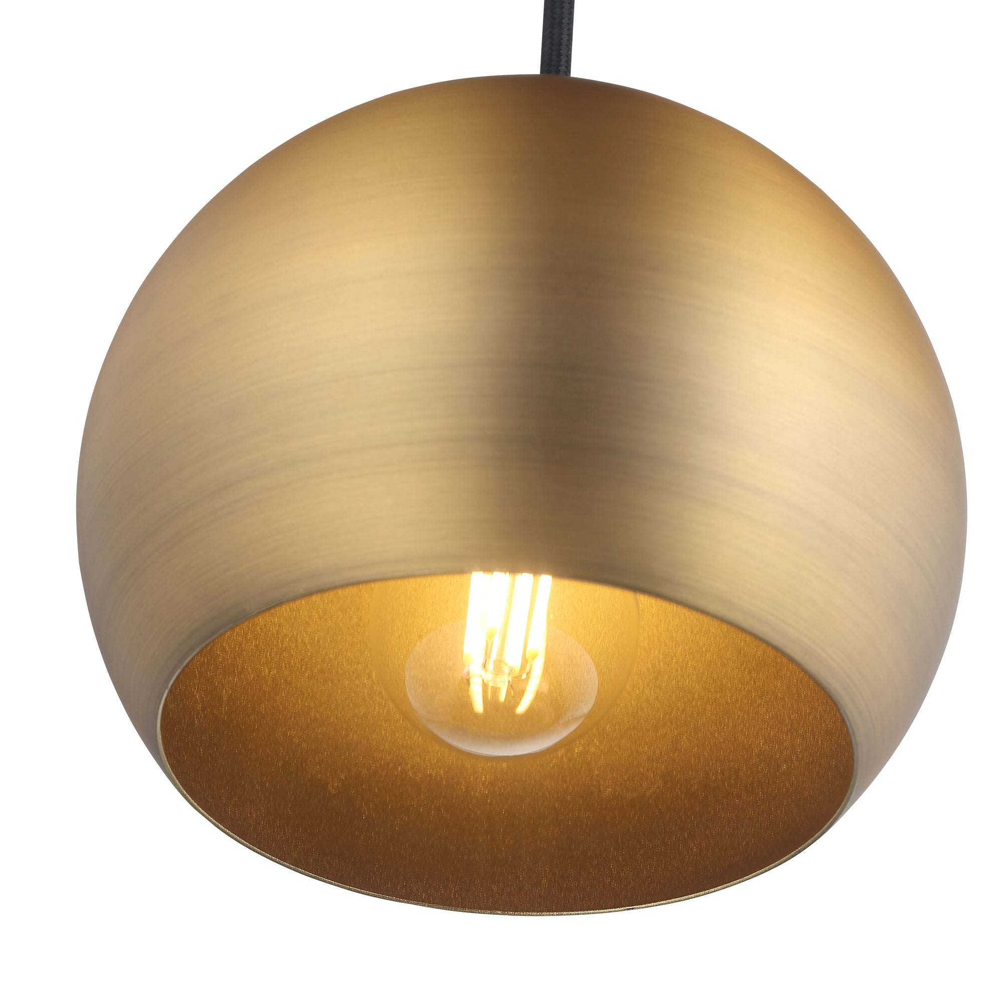 Mellow Taklampa Ø15 Borstad Mässing-Lampconcept.se