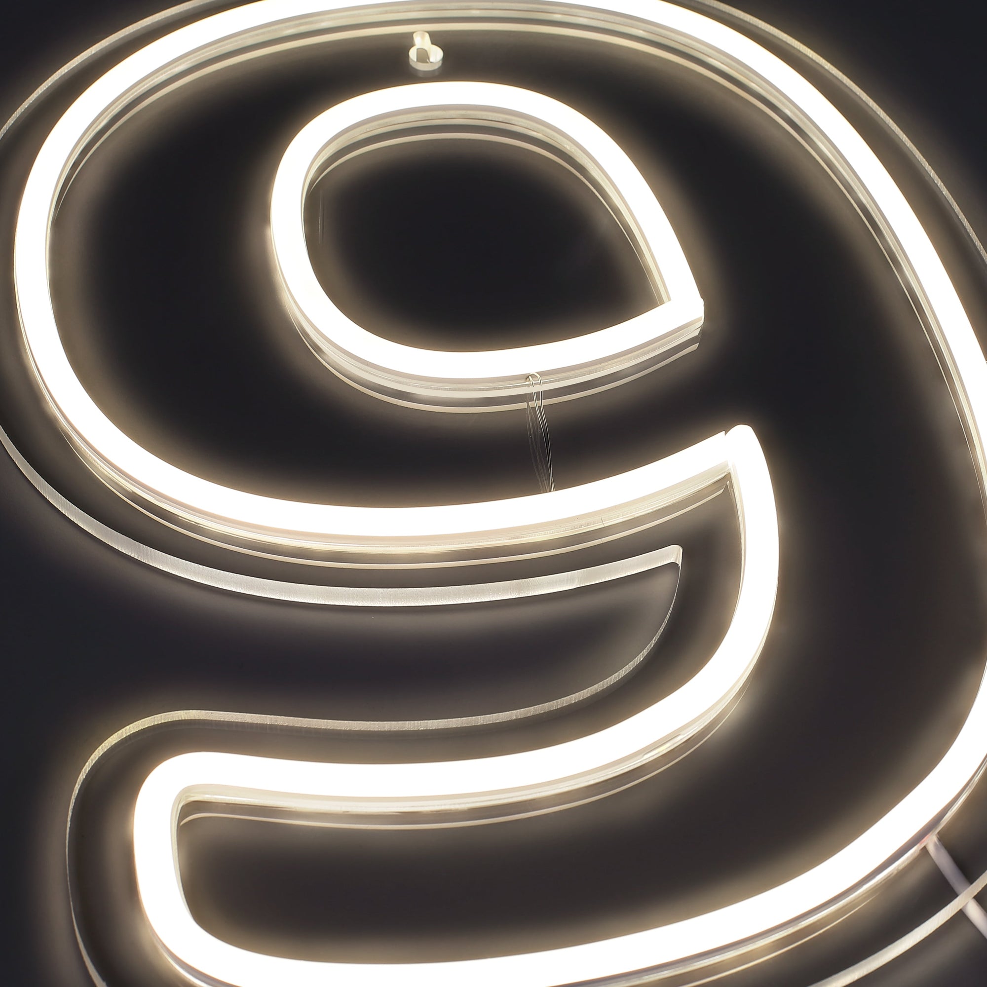 Tall 9 Neonskilt