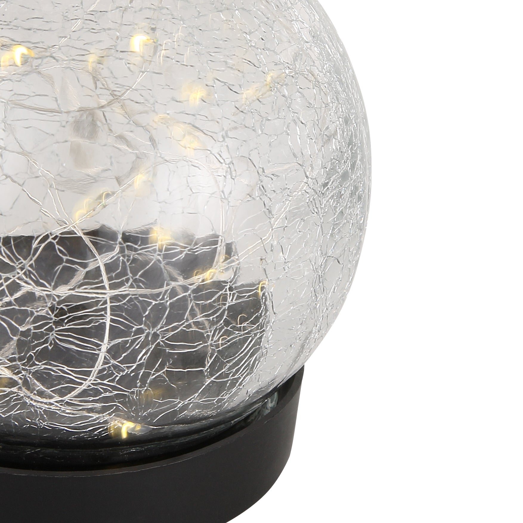 Solcelle Glasskule 10cm