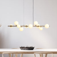Valencia Långbord Taklampa Mässing/Opal-Lampconcept.se