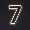 Tall 7 Neonskilt