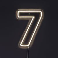 Tall 7 Neonskilt