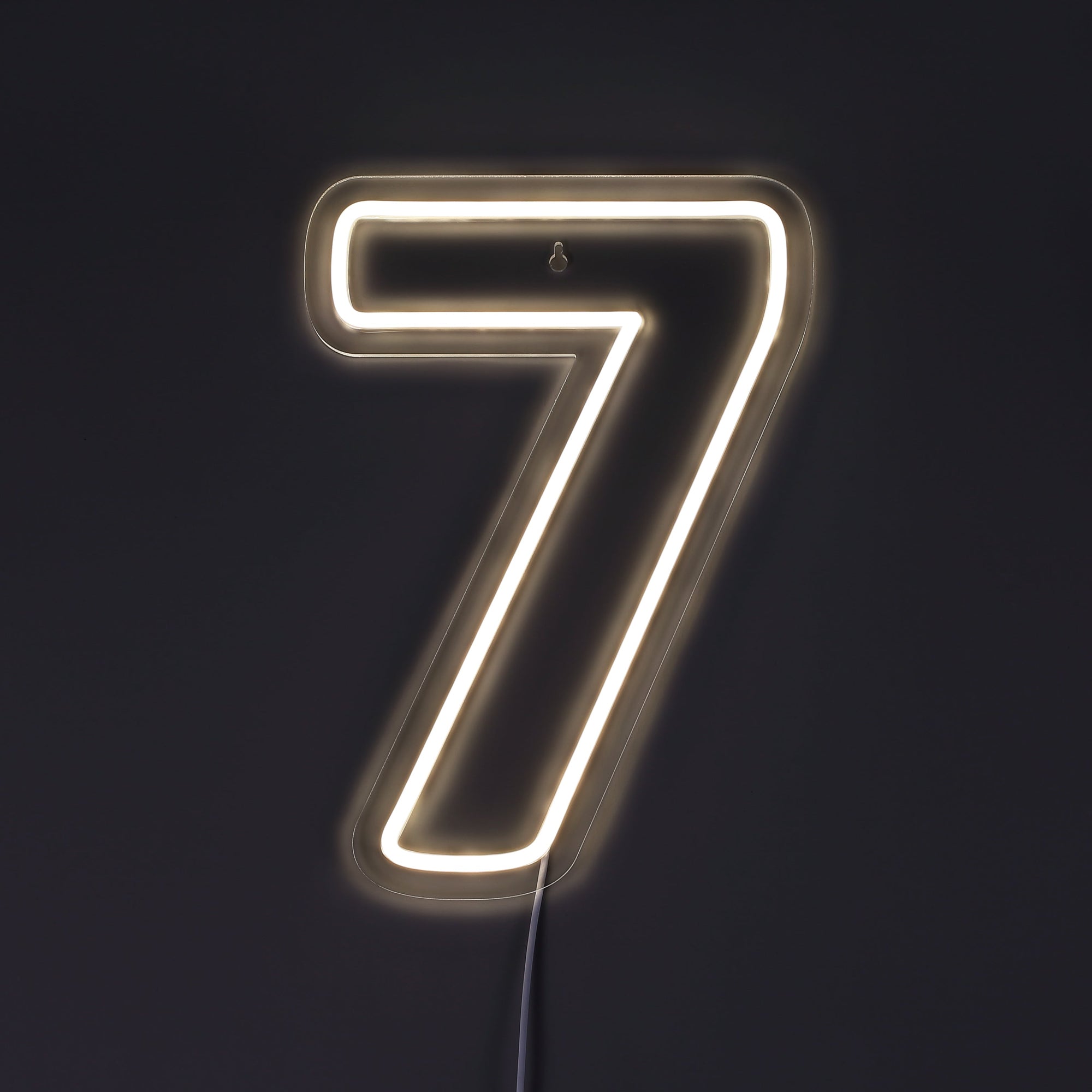 Tall 7 Neonskilt