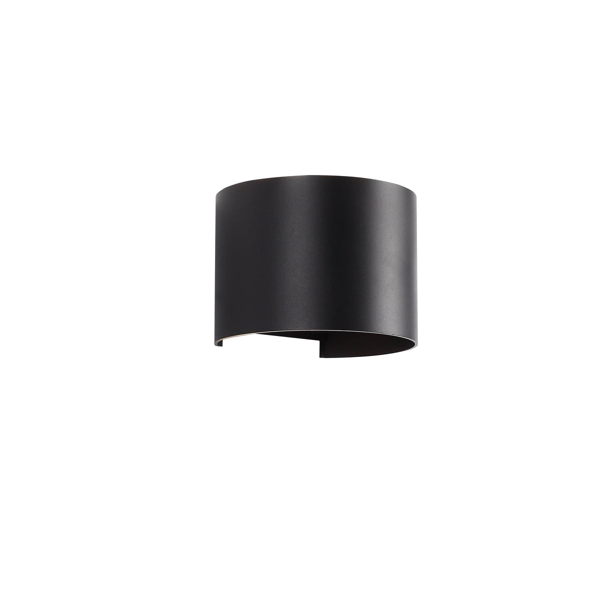 Sunset Round IP65 6W Utendørs vegglampe Svart