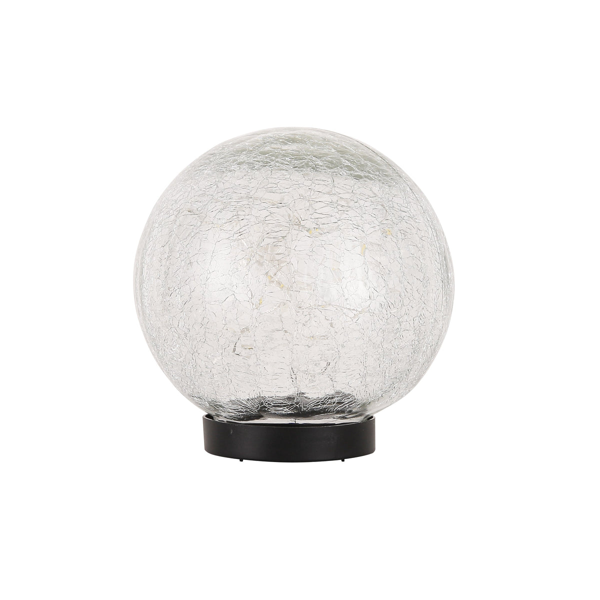 Solcelle Glasskule 15cm