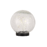 Solcelle Glasskule 15cm