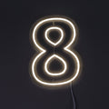 Tall 8 Neonskilt