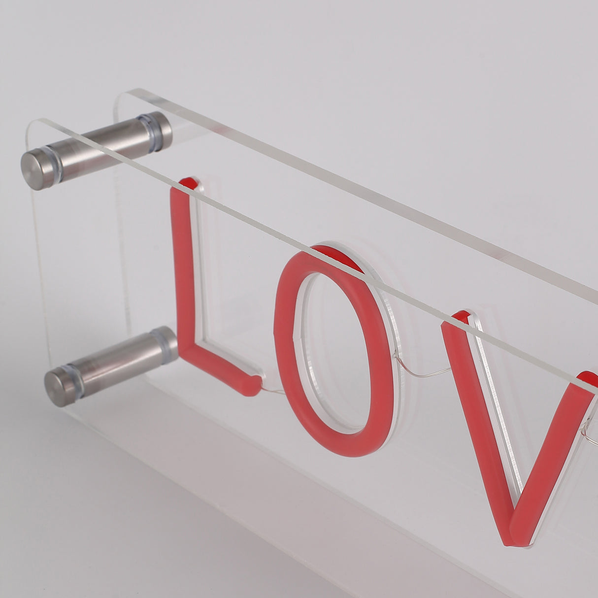 LOVE LED Neon Box Bordlampe