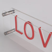 LOVE LED Neon Box Bordlampe