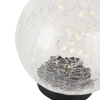 Solcelle Glasskule 15cm