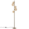 Valencia Gulvlampe - Messing/Amber