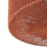 Braided Taklampe Ø60 Earth Red