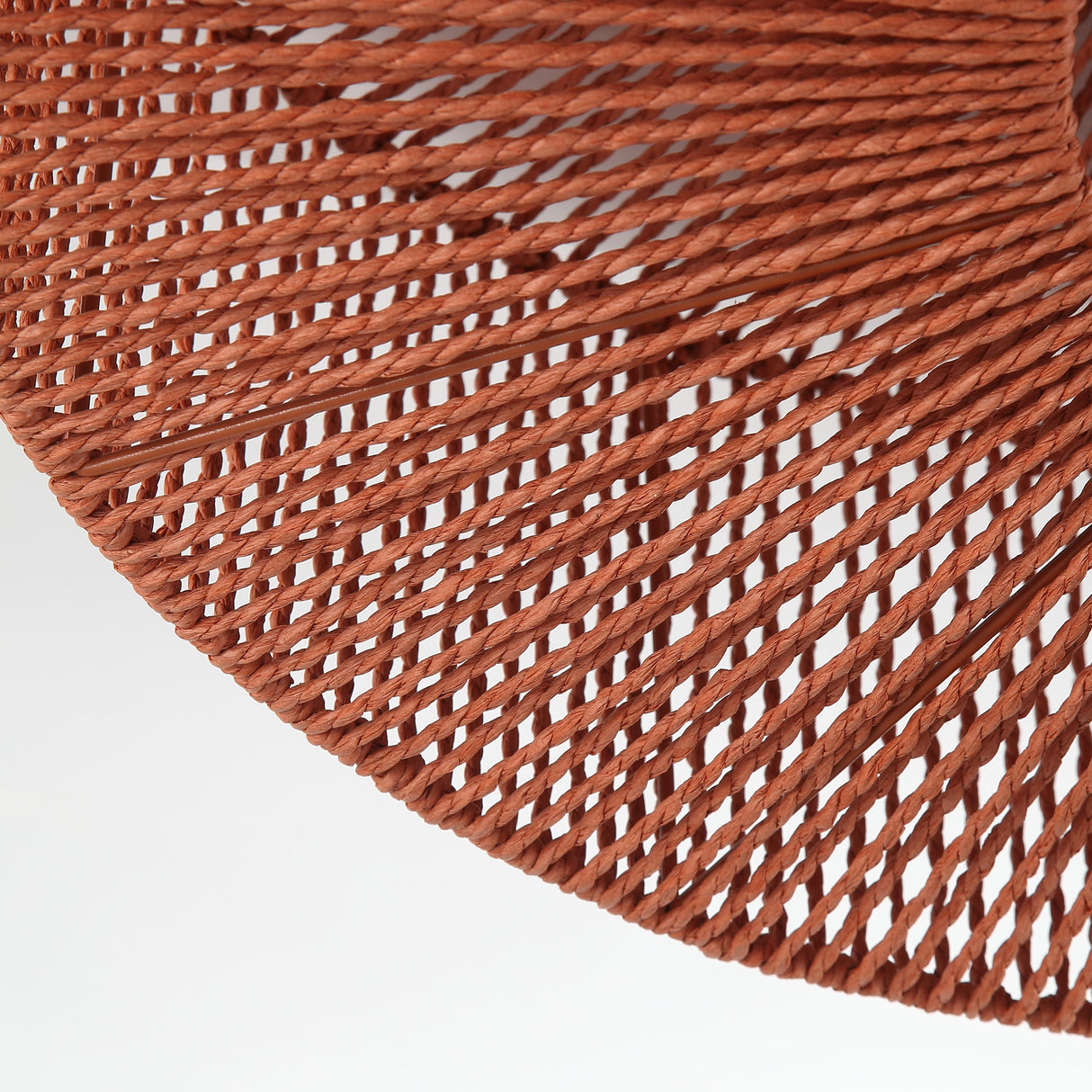 Braided Taklampe Ø60 Earth Red
