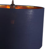 Drum Pendel Ø40 Blå/Messing