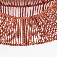 Braided Taklampe Ø46 Earth Red