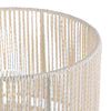 Braided Bordlampe Raw White