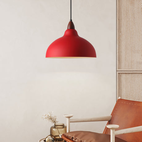 Oak Pendel Ø35 Mørkt Tre-Nordic Seasons-Lampconcept.no