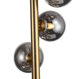 Trento Gulvlampe Messing/Smoke