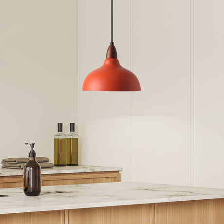 Oak Pendel Ø24 Mørkt Tre-Nordic Seasons-Lampconcept.no