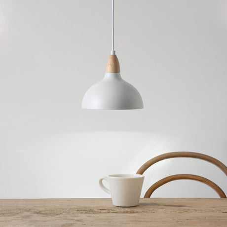 Oak Taklampa Ø19 Vit-Lampconcept.se