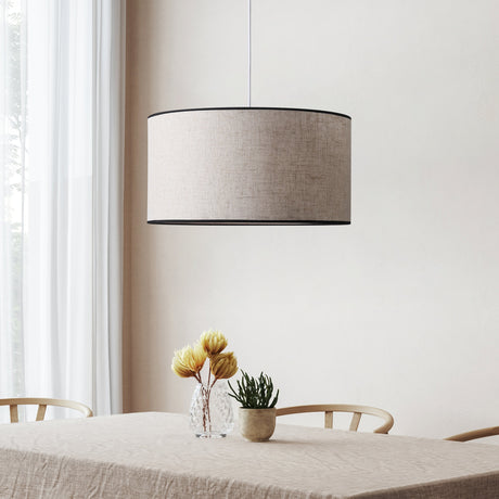 Drum Pendel Ø50 Linen