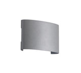 Ortelo 4W 12cm Vägglampa Utomhus Grå-Lampconcept.se