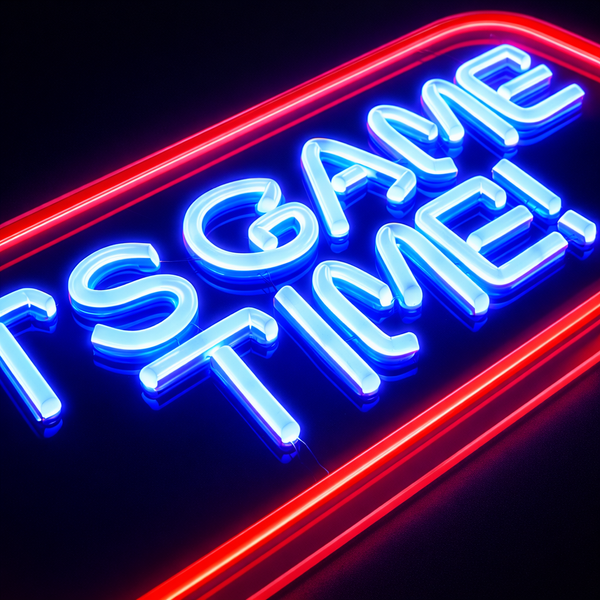 It’s Game Time Neon Vegglampe