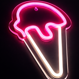 Ice Cream Neon Vegglampe