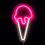 Ice Cream Neon Vegglampe