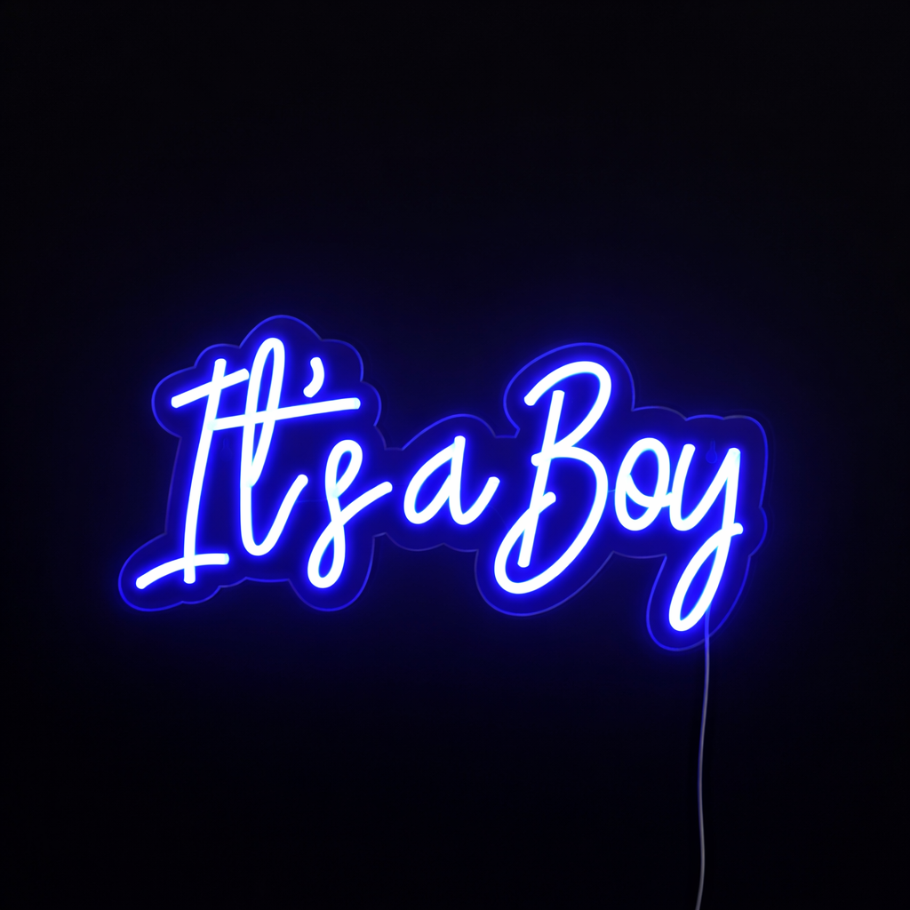 Its a Boy Neon Vegglampe