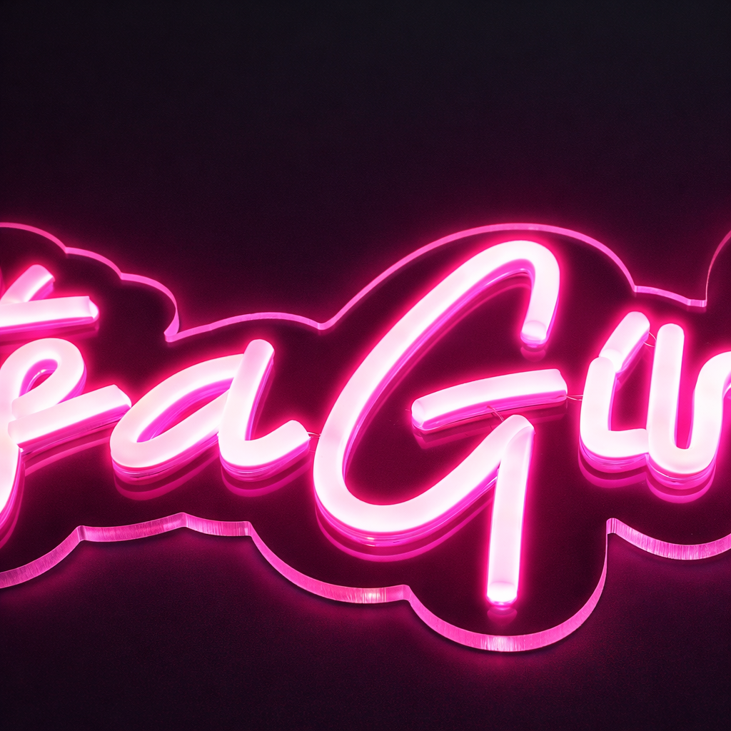 It’s a Girl Neon Vegglampe