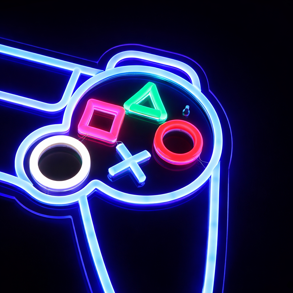 Joystick 2.0 Neon Vegglampe