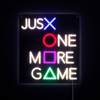 Just One More Game Neon Vegglampe