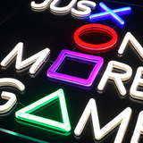Just One More Game Neon Vegglampe