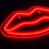 Kiss Neon Vegglampe