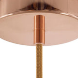 Cylinder Kabelklämma Klar Koppar-Lampconcept.se