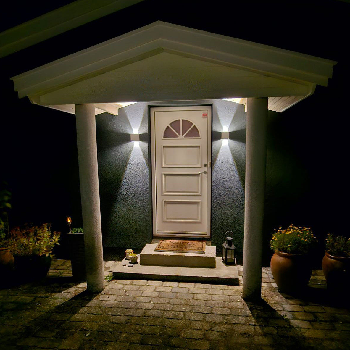 LED Vegglampe Utendørs IP54 6W