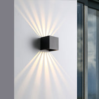 Sunset IP54 6W Utendørs Vegglampe